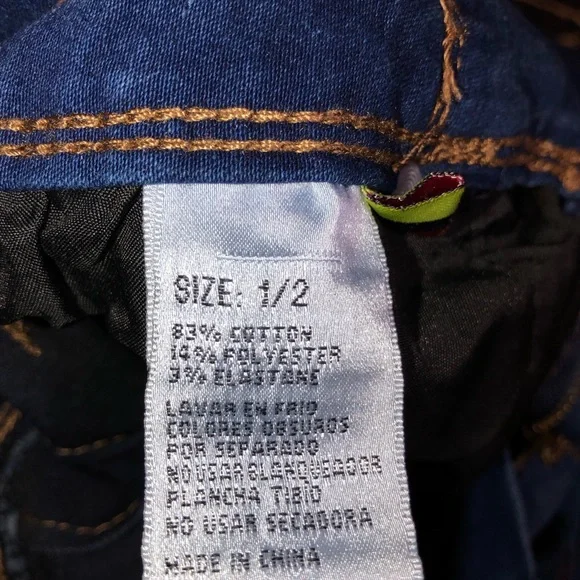 BAMBOO Dark Blue Skinny Jeans - Picture 5 of 6